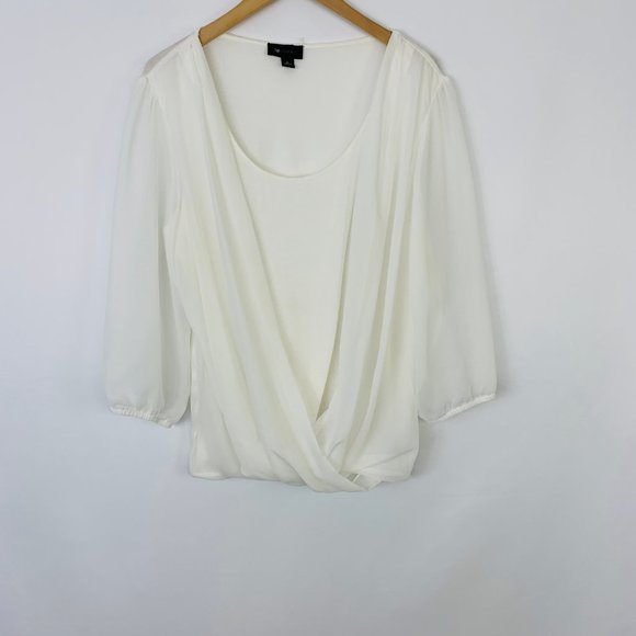 AB STUDIO SCOOP NECK BLOUSE - Picture 7 of 10
